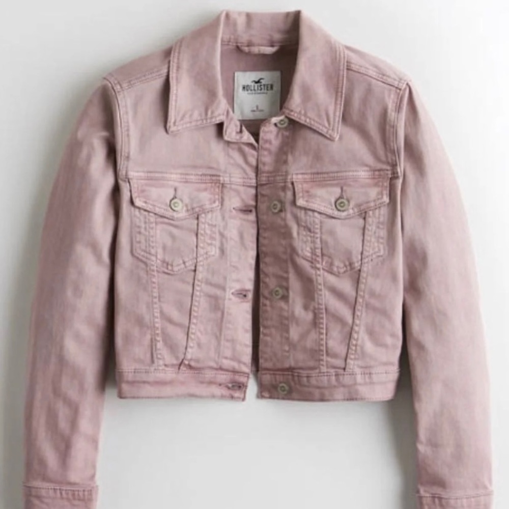 Hollister Purple Denim Jacket